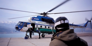 March - freeriding in Uzbekistan